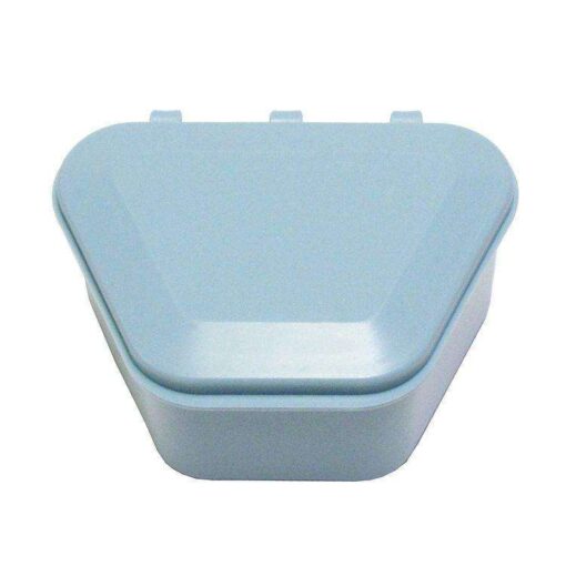 Denture Storage Box - Light Blue