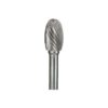 Spiral Cut Keystone Carbide Burs #D 1/2 - 1201710